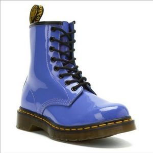 Periwinkle Dr. Marten boots.